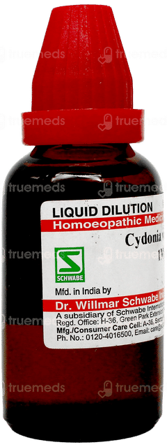 Dr Willmar Schwabe Cydonia Vulgaris 1M Dilution 30Ml